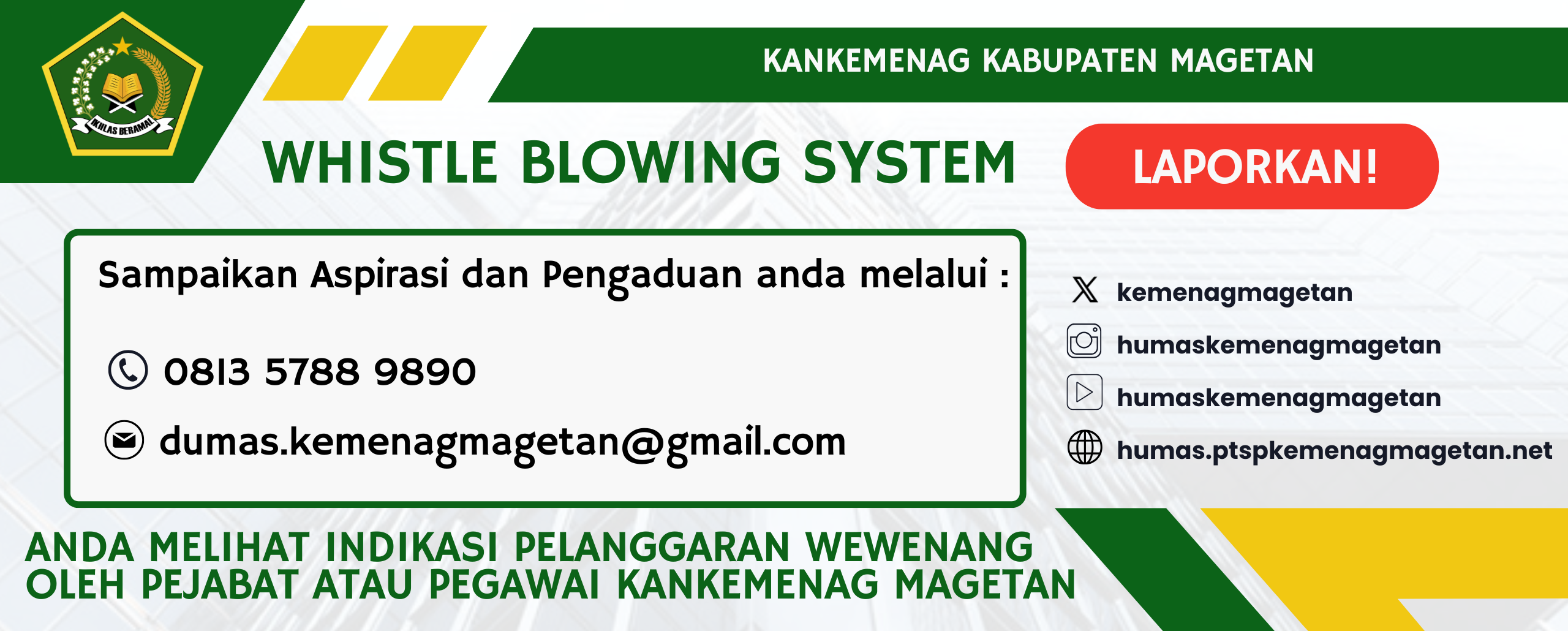 APel Pagi Kemenag Magetan Siap Melayani Dengan Cinta dan Peduli Lingkungan